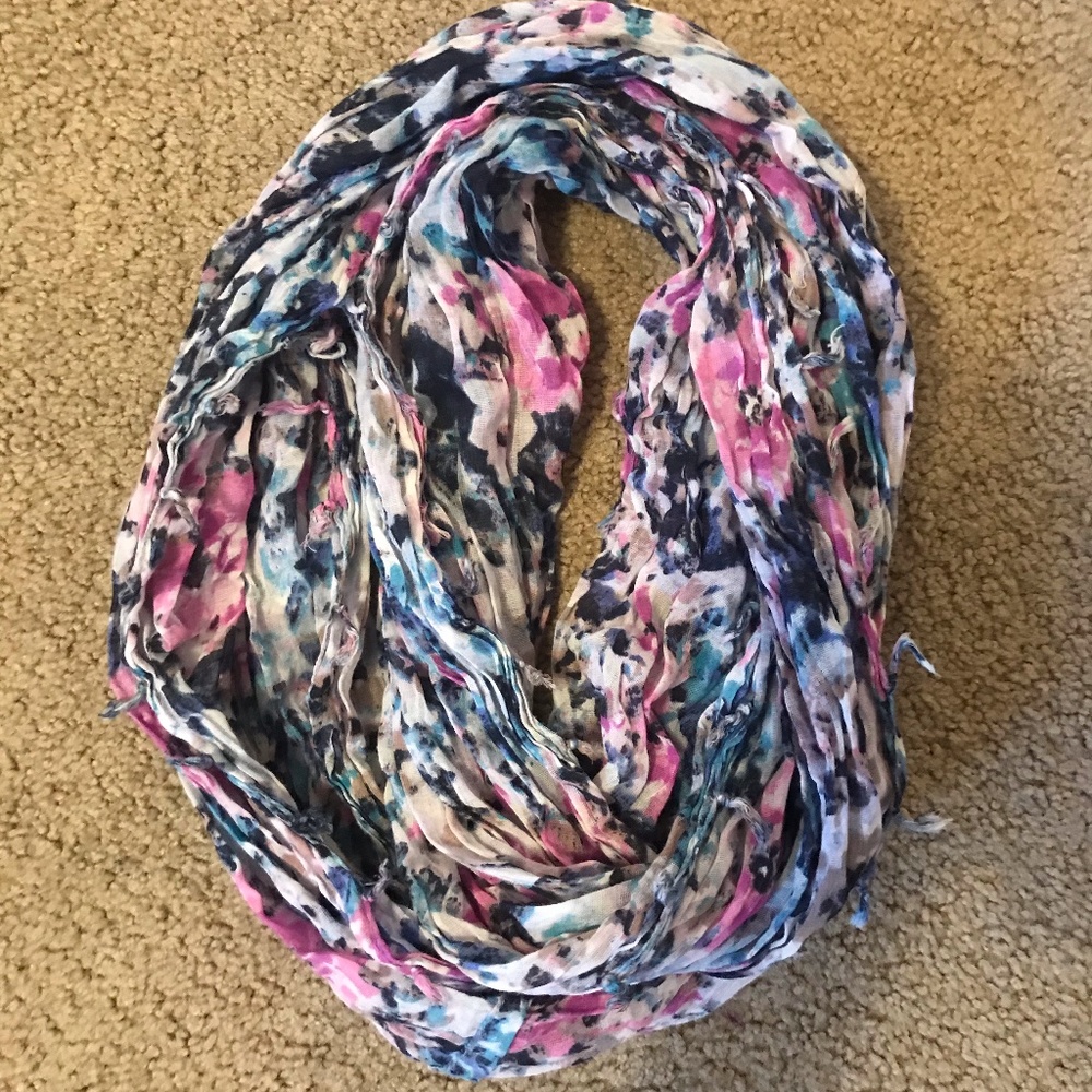 Floral Infinity scarf